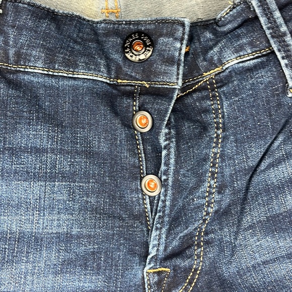 36/34 Jack and Jones Jeans Slim/Glenn Blue Denim - Picture 4 of 9